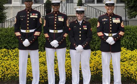 US Army and Marine Corps uniforms