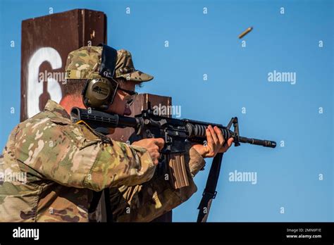 Army medic with M4 carbine