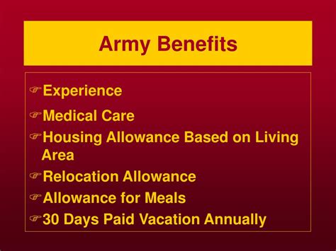 Army Medical Benefits