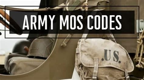 Army MOS Benefits