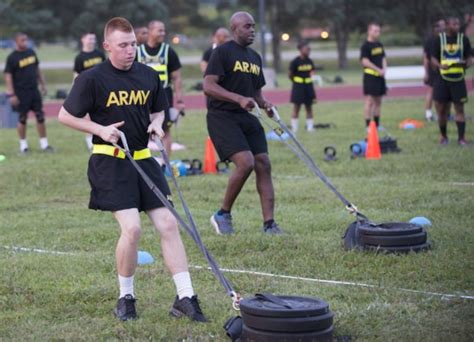 Army National Guard BCT Physical Fitness Training