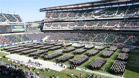 Army Navy game in action