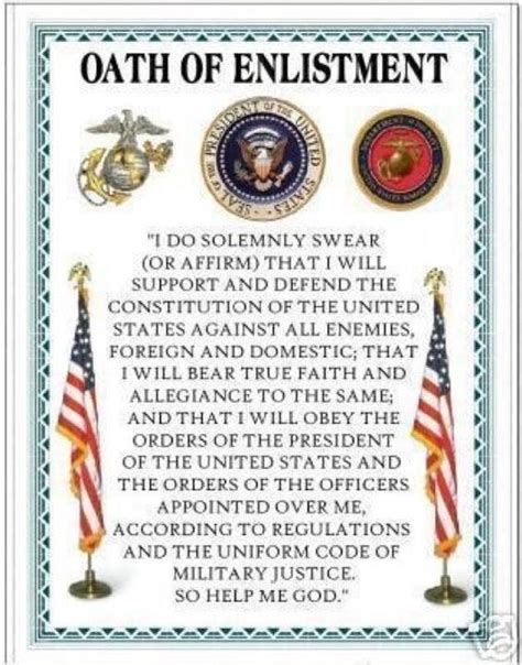 Examples of the U.S. Army Oath of Enlistment in Practice