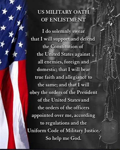 Army Oath of Enlistment