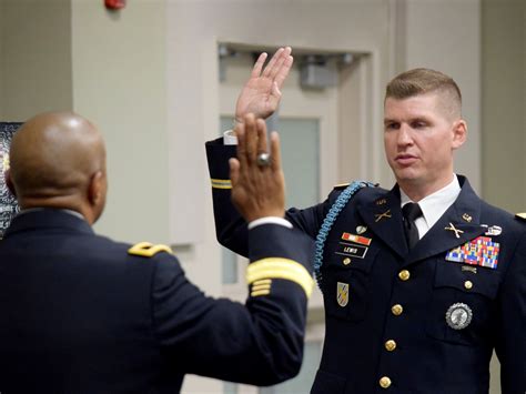 Army Officer Commissioning Oath Ceremony