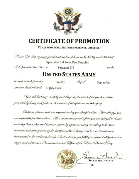 Army Officer Promotion