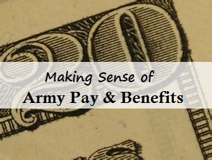 Army pay and benefits infographic