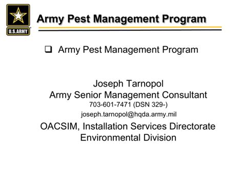 Army Pest Control Solutions