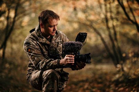 US Army photographer in action