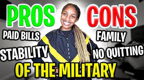 Army Pros and Cons