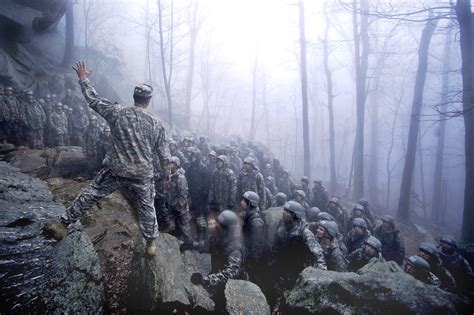 Army Rangers mountain training