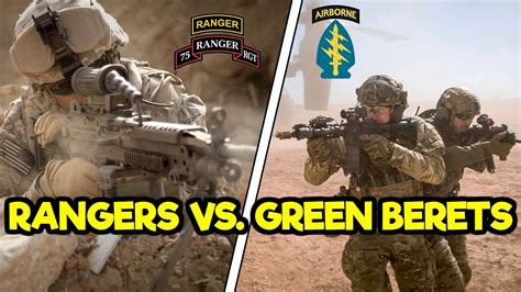 Army Rangers and Special Forces differences