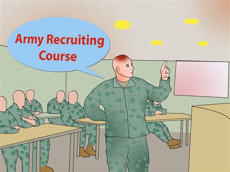 U.S. Army Recruiter in a School Setting