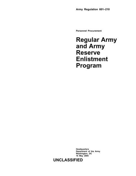 Army Reserve Enlisted