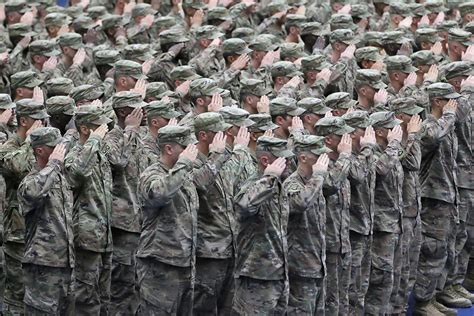 A soldier performing a hand salute