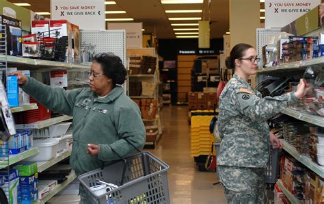 Army soldiers shopping for uniforms