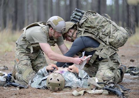 Army Special Forces medics in the field