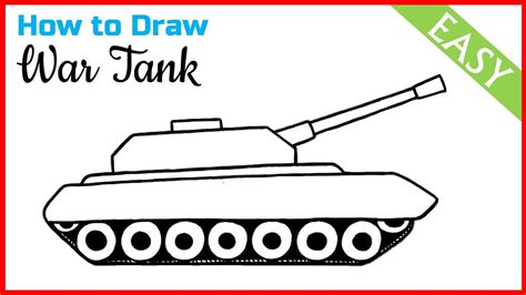 Army tank drawing 1