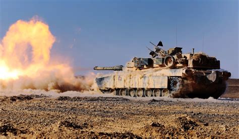 Army Tanks in Action