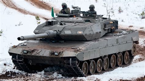 Army Tanks in Snowy Terrain