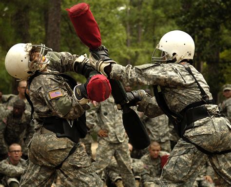 Soldiers in combat training