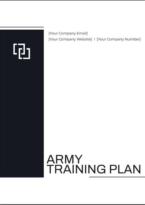 Army Training Plan