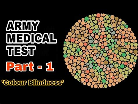 Preparing for the army vision test