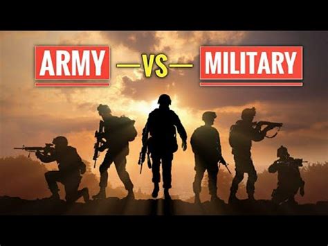 Army vs Military Image 2