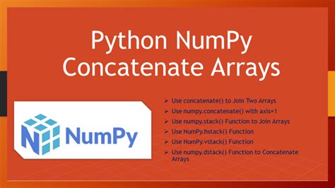 Concatenating arrays