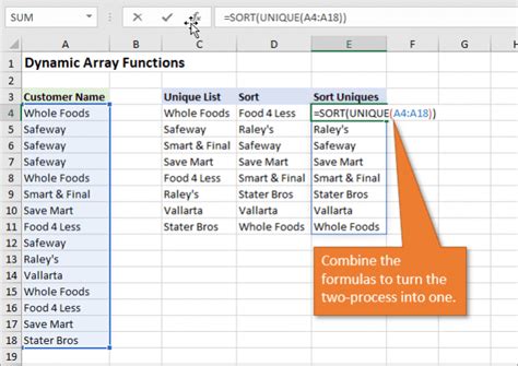 array formula date range