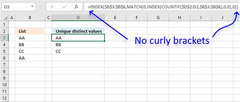 Array Formula Excel for Mac