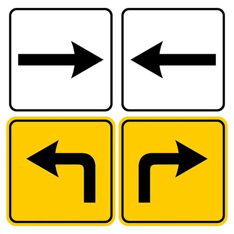 Warning Arrow Sign