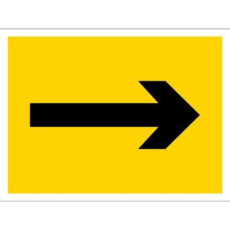 Arrow Sign with Graphics