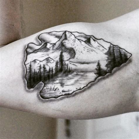 Arrowhead tattoo art