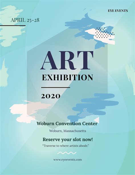 Art Exhibition Flyer Design Template