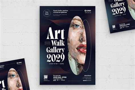 Art Gallery Flyer Template 1