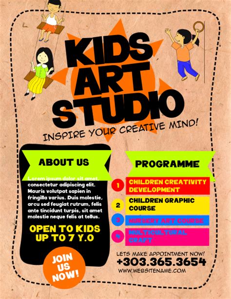 Art Studio Flyer