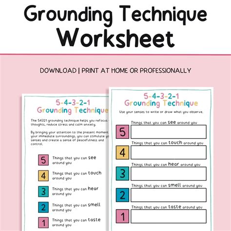 Art therapy worksheet with relaxing colors