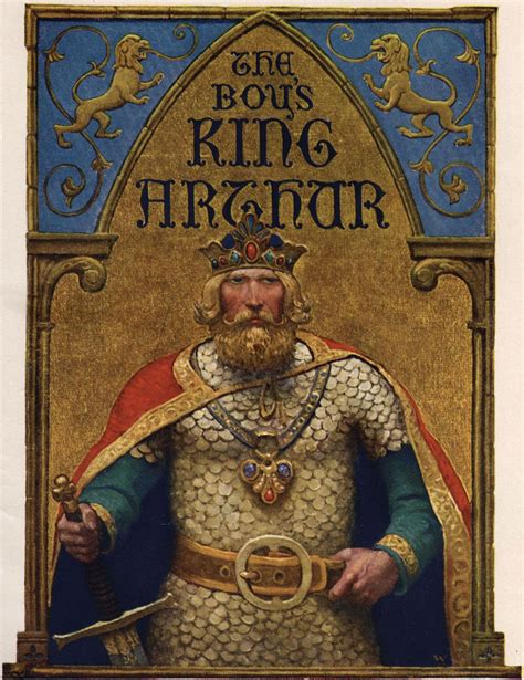 An illustration of King Arthur, the legendary British leader