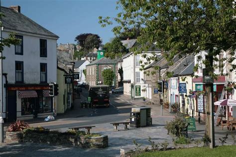 An illustration of Camelford, a town in Cornwall said to be linked to King Arthur