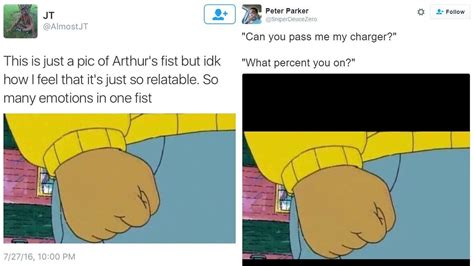 Arthur's Fist Meme Image