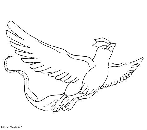 Articuno coloring page for kids and adults