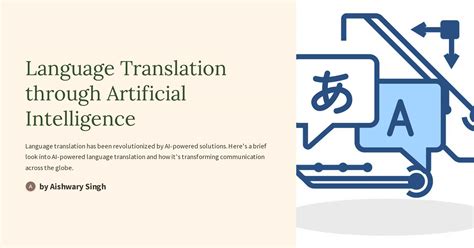 Artificial Intelligence Language Translation Template