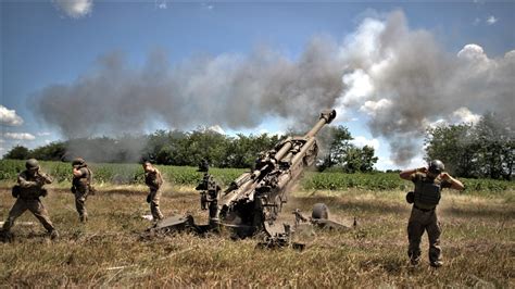 Artillery Strikes Ukraine