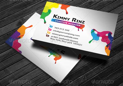 Artist Business Card Template 10