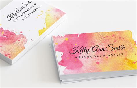 Artist Business Card Template 3