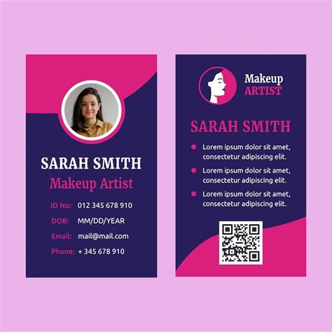 Artist ID Card Template