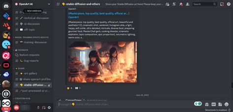 Artistic Discord server template