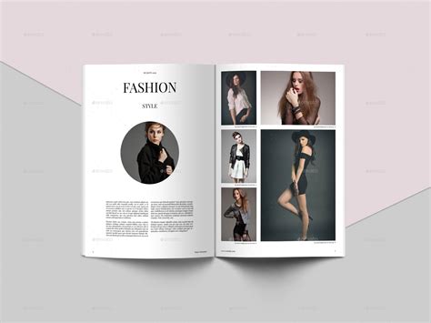 An artistic lookbook template with creative illustrations and watercolor designs