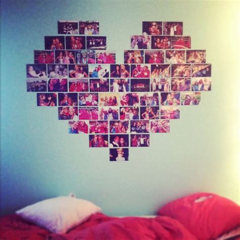 Incorporate artwork and illustrations into your wall heart collage for a creative touch